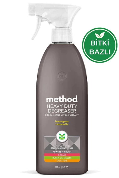 Method Lemongrass Güçlü Yağ Çözücü Sprey 828ML ürün görseli 1