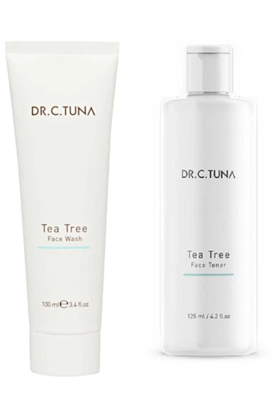 FARMASİ Dr. Cevdet Tuna Çay Ağacı Yağı Yüz Yıkama Jeli 100 Ml & Çay Ağacı Yağı Yüz Temizleme Toniği 125 Ml ürün görseli 1