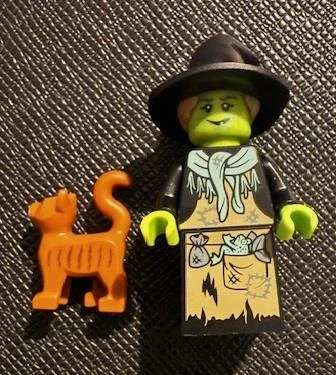 Orjinal Lego Minifigür Wicked Witch With Cat ürün görseli 1