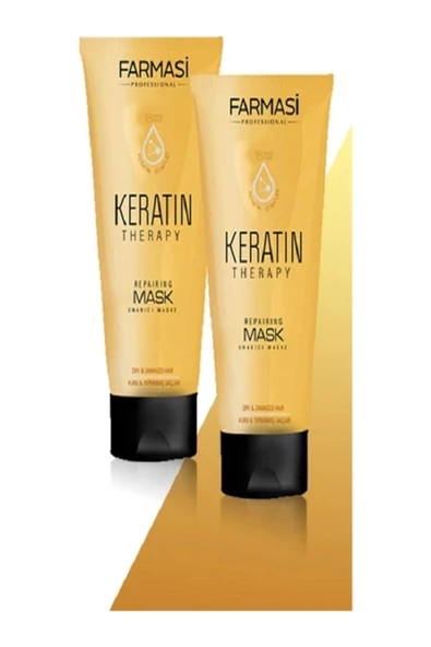 FARMASİ Professional Keratin Therapy Onarıcı Saç Maskesı-200 Ml 2 Adet ürün görseli 1