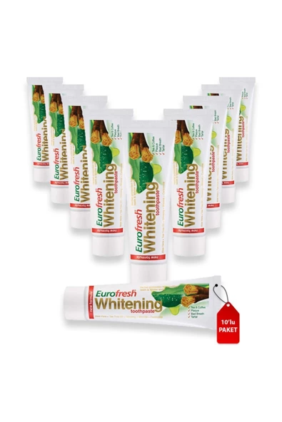 Farmasi Eurofresh Misvaklı Beyazlatıcı Diş Macunu 112gr x 10 Adet ürün görseli 1