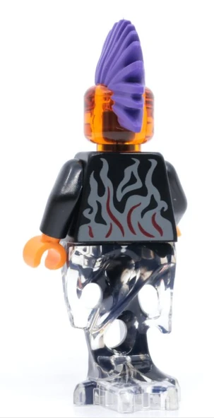 Orjinal Lego Minifigür Fiery Ghost with Pumpkin - Resim 2