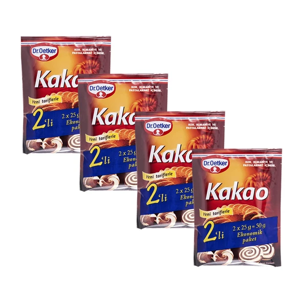 Dr.Oetker Kakao 2x25 gr x 4 Adet ürün görseli 1