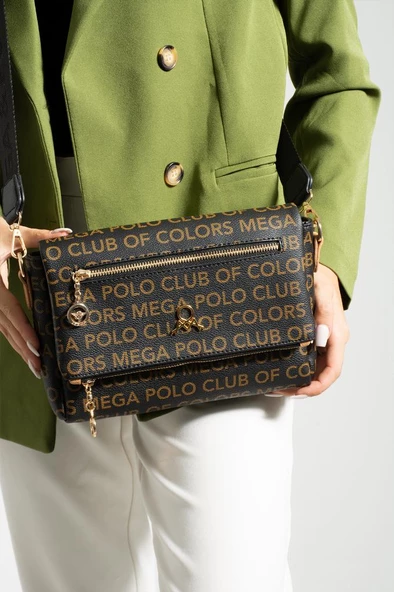 Kadın Postacı Çanta Çapraz Askılı Vegan Deri Omuz Çantası 27*19 Cm Suni Deri Mega Bag Kol Çantası ürün görseli 1