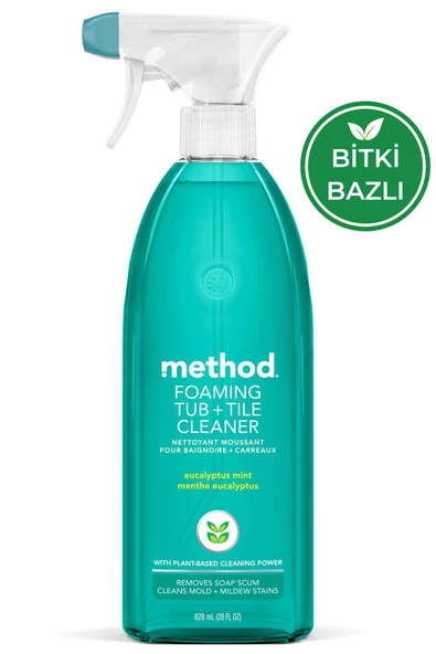 Method Köpüklü Banyo + Fayans Temizleyici Okaliptüs ve Nane Kokulu 828ML ürün görseli 1
