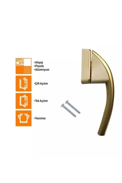 Roto Swing Secustik (Açık Bronz) Prncere Kolu - Resim 2
