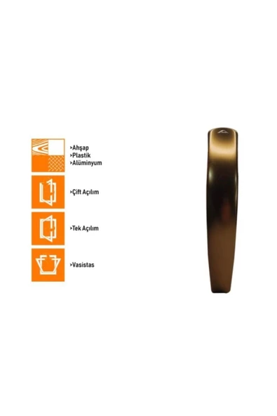 Roto Swing Secustik (Koyu Bronz) Pencere Kolu ürün görseli 1