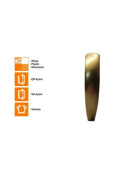 Roto Swing Secustik (Açık Bronz) Prncere Kolu ürün görseli 1