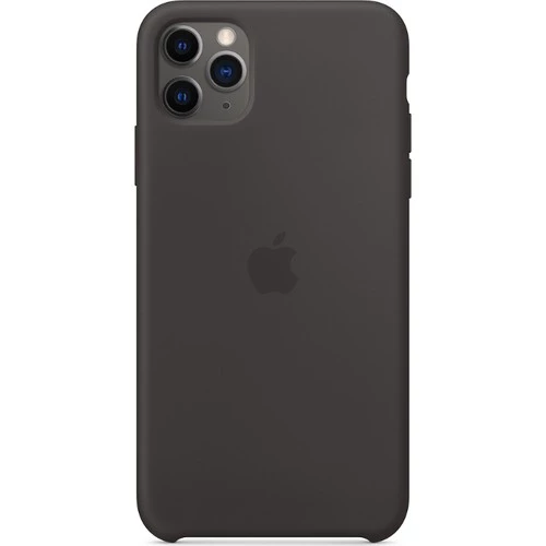 Apple iPhone 11 Pro Max Silikon Kılıf - Siyah - MX002ZM/A ürün görseli 1