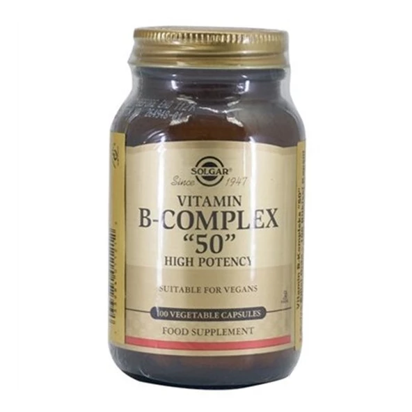Solgar Vitamin B-Complex 50 50 Kapsül ürün görseli 1