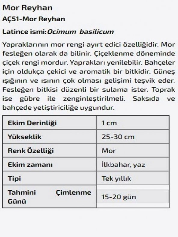 Mor Reyhan Çiçeği Tohumu - Resim 2