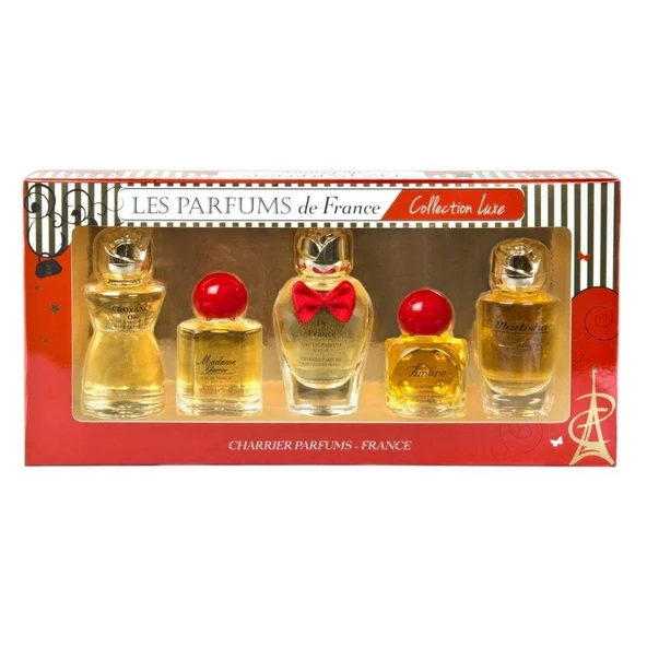 Charrier Parfums Les Parfums De France Collection Luxe EDP 5'li Kadın Parfüm Seti ürün görseli 1