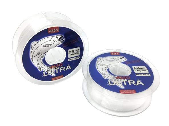 Asso Ultra Paralelling 100mt Monofilament Misina Beyaz ürün görseli 1
