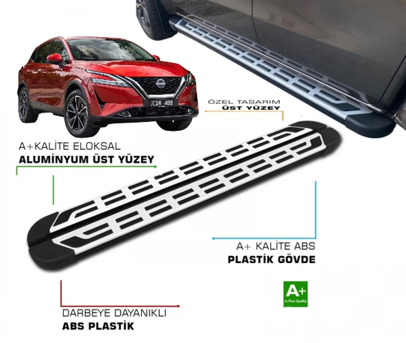 QASHQAİ 2021 2022 2023 2024 2025 YAN BASAMAK ürün görseli 1