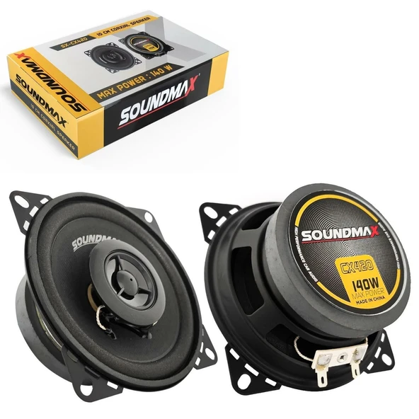Soundmax SX-CX420 10 Cm Koaksiyel 140W Maksimum Güç Çift Fiyatıdır ürün görseli 1