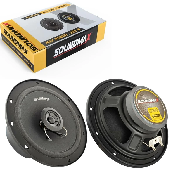 Soundmax SX-CX602 16 Cm Koaksiyel 200W Maksimum Güç Çift Fiyatıdır ürün görseli 1