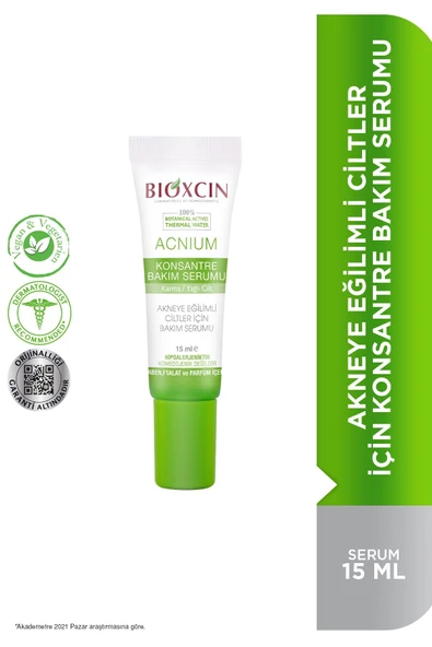 BİOXCİN ACNİUM KONSANTRE BAKIM SERUMU 15ML - Resim 2