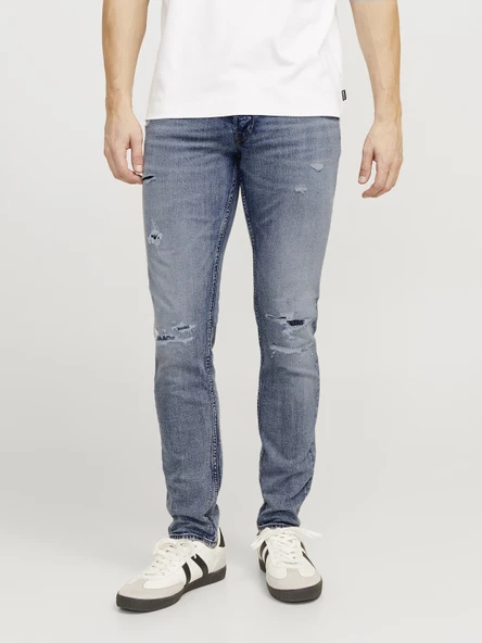 JACK JONES Glenn Model Dar Kesim Erkek Kot Pantolon 12268003 ürün görseli 1