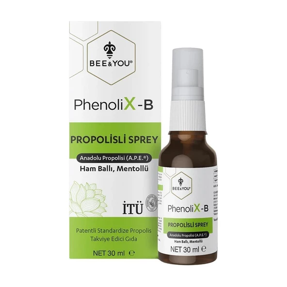 Bee & You PhenoliX-B Propolisli Sprey 30 ml ürün görseli 1