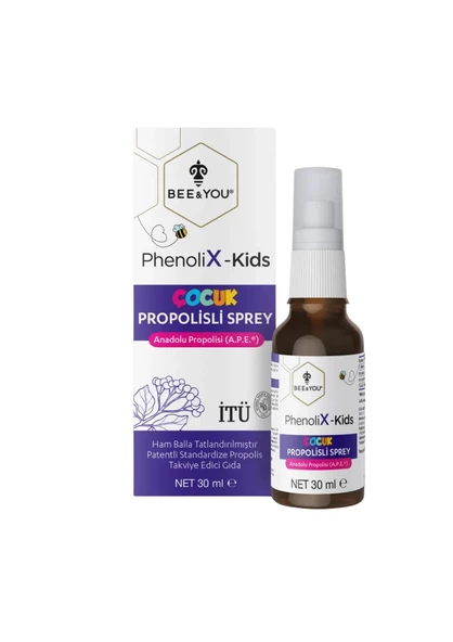 Bee & You PhenoliX-Kids Çocuk Propolisli Sprey 30 ml ürün görseli 1