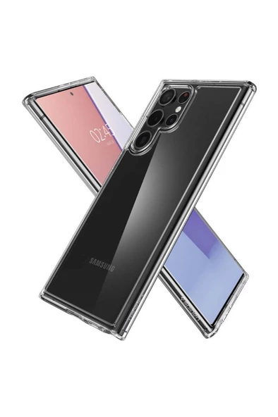 Galaxy S22 Ultra 5G Kılıf Ultra Hybrid Crystal Clear - ACS03918 ürün görseli 1