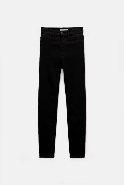 Pull & Bear Yüksek bel jegging - Resim 4
