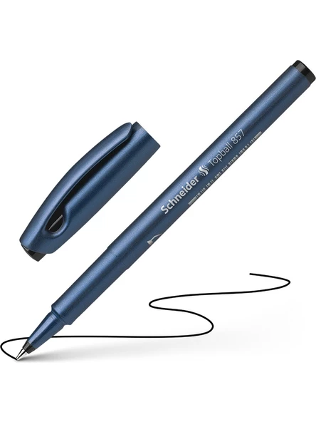 Schneider 857 Roller Kalem Topball Bilye Uç 0.6 mm Siyah ürün görseli 1