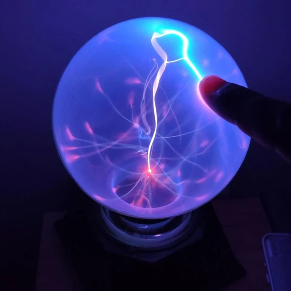 Büyük Boy Plazma Küresi - Tesla Plazma Lambası (25x14.5) cm ürün görseli 1