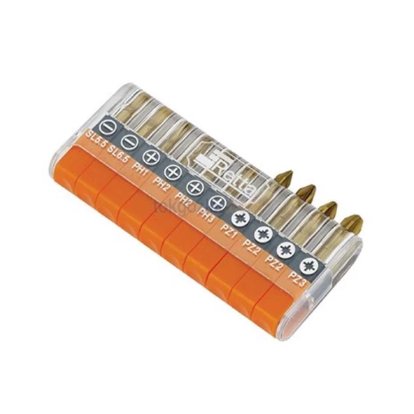 Retta 1/4" 10 Parça Titanyum Bits Uç Seti - RBS6030 ürün görseli 1