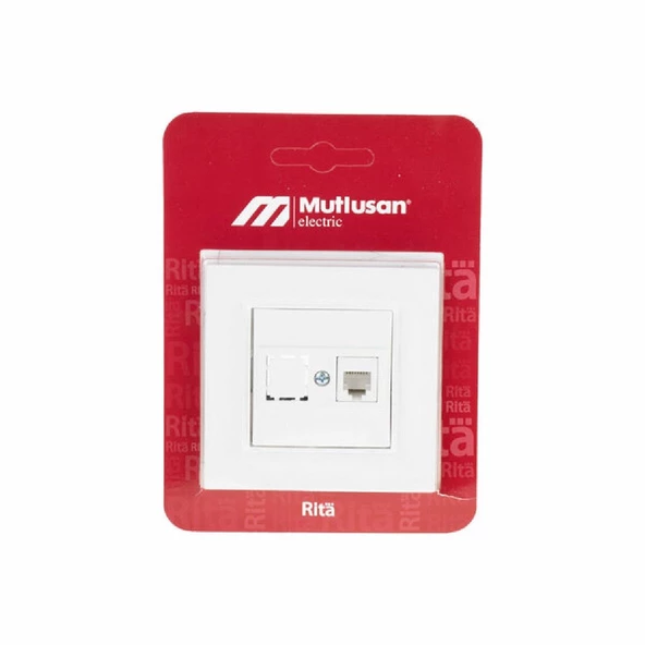 Mutlusan Rita Telefon Prizi Beyaz Blisterli 5548 ürün görseli 1