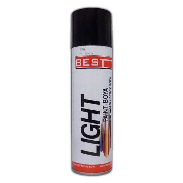 Best Light Sprey Boya Parlak Siyah 250 Ml ürün görseli 1