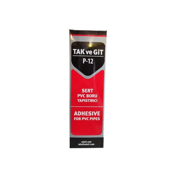 Selsil Tak ve Git P-12 Sert Pvc Boru Yapıştırıcı 125Gr - 2556 ürün görseli 1