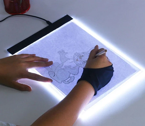 Monozone A5 Led Işıklı Çizim Kopyalama Çizim Yansıtma Çizim Tahtası Grafik Tahtası Çizim Tableti ürün görseli 1
