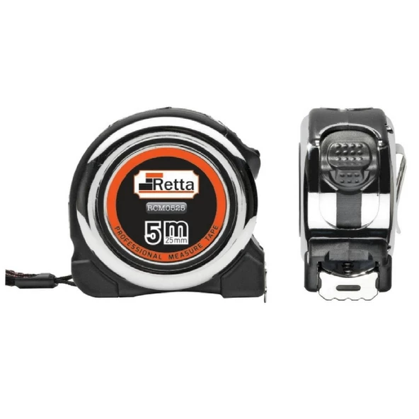 Retta 5MTx25MM Çelik Şerit Metre - RCM0525 ürün görseli 1