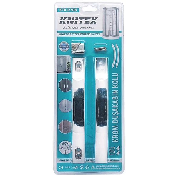 Knıtex 2705 Duşakabin Kulpu 2'Li - Hrd-008396 ürün görseli 1