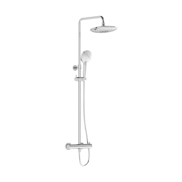 A47205 Vitra AquaHeat Bliss 240 2F Duş Kolonu ve Termostatik Duş Bataryası Sistemi ürün görseli 1