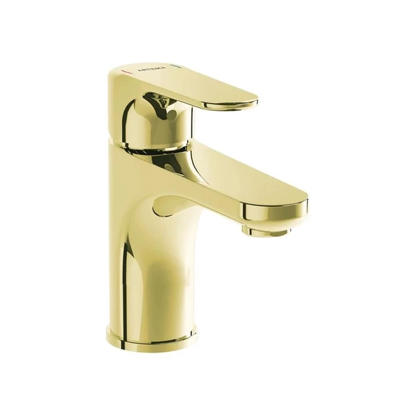 A4270523 Artema Root Round Lavabo Bataryası, Altın ürün görseli 1