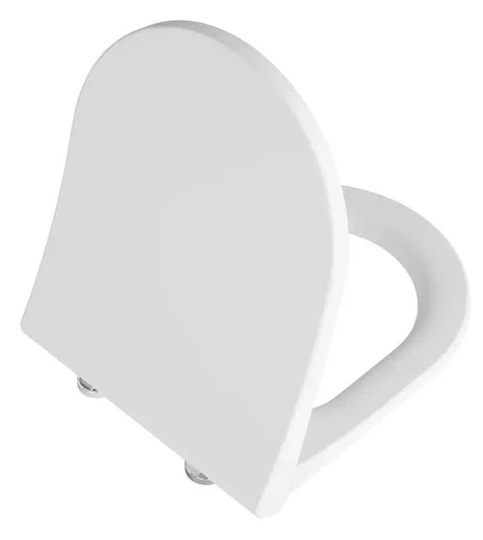 Vitra Integra Round Yavaş Kapanır Klozet Kapağı, Metal Menteşeli, Kolay Sökülebilir, Mat Beyaz, 131-001R009 ürün görseli 1