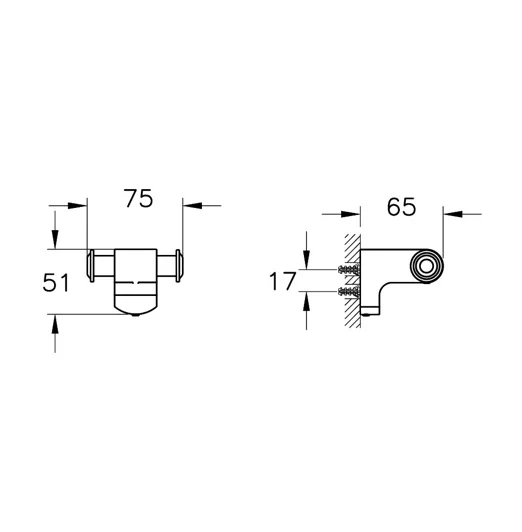 A4407336 Vitra Base 700 İkili Askı, Mat Siyah - Resim 2