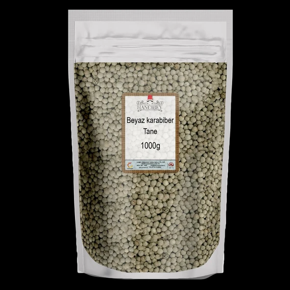 Beyaz Karabiber Tane 1Kg ürün görseli 1