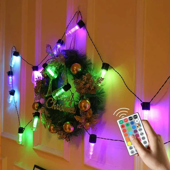 4.5m 10 Led RGB Solar MZ3-006 ürün görseli 1