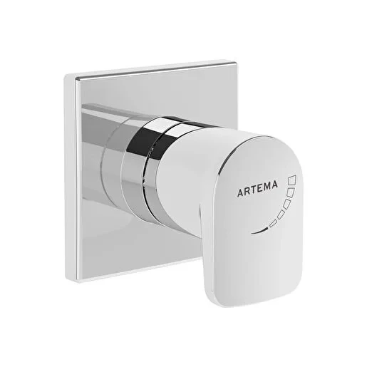 A42729 Artema Root Square Ankastre Stop Valf (Sıva Üstü Grubu) ürün görseli 1
