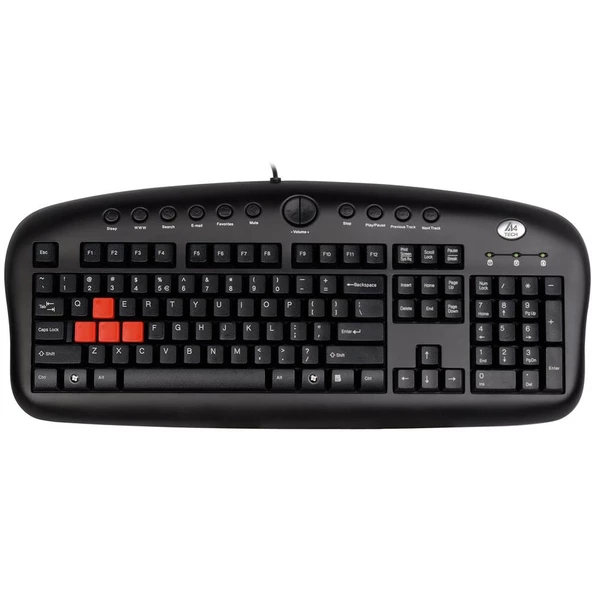 A4 Tech Kb-28G Siyah Usb Multımedya Gamer Klavye ürün görseli 1