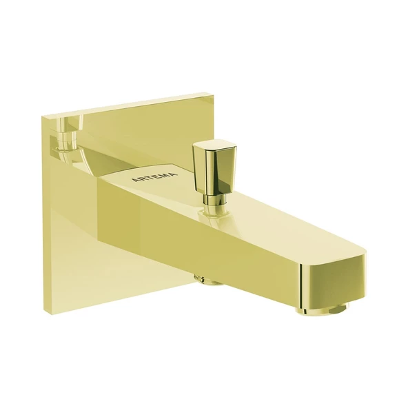 A4274023 Artema Root Square Çıkış Ucu, El Duşu Çıkışlı, Altın ürün görseli 1