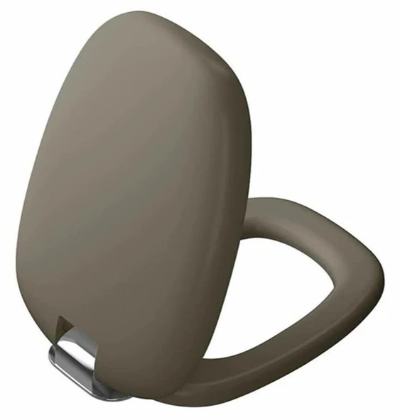 Vitra Plural Klozet Kapağı, Metal Menteşeli, Yavaş Kapanır, Kolay Sökülebilir, Mat Vizon, 126-050-009 ürün görseli 1