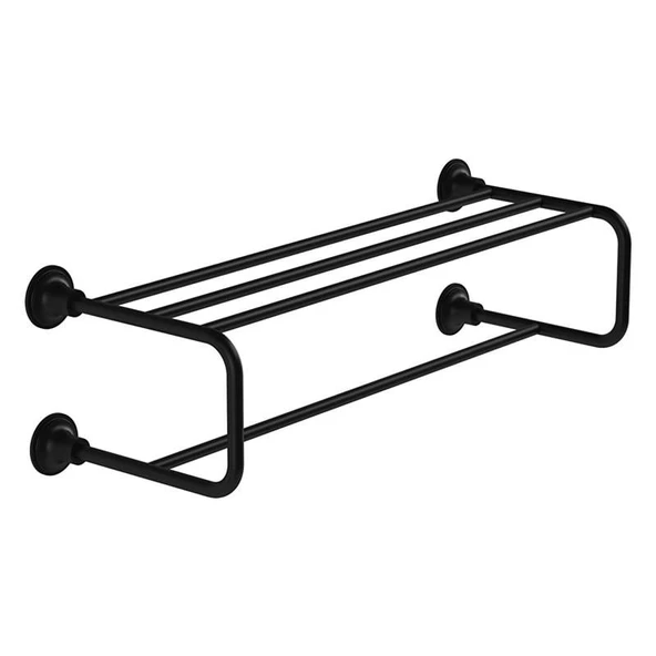 A4452536 Vitra Origin Classic Havlu Rafı, Mat Siyah ürün görseli 1
