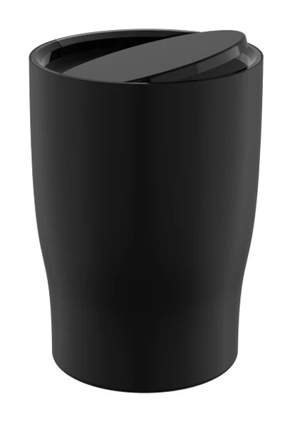 Vitra Eternity Kapaklı Çöp Kovası, 3 Litre, Siyah A4430039 ürün görseli 1