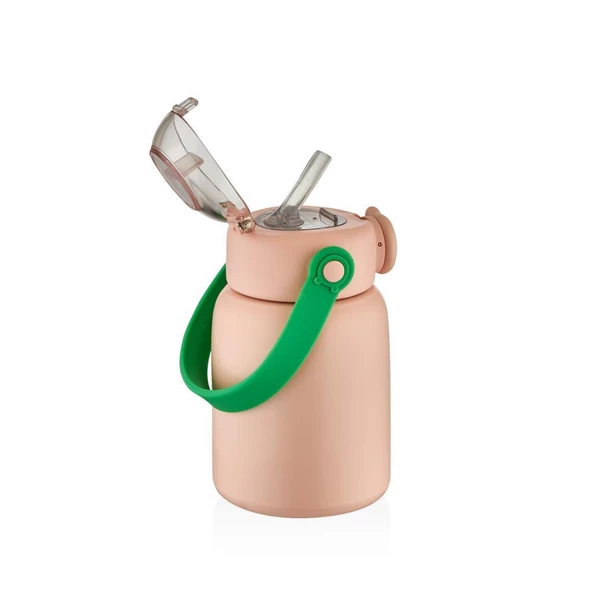 Shotay Çelik Termos Çocuk 500Ml Pembe - Resim 2