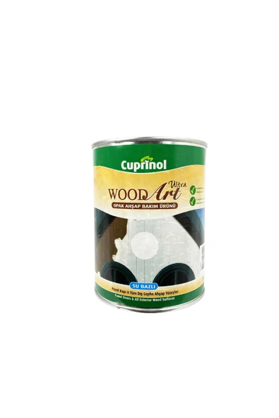 Cuprinol Woodart Ultra Opak Ahşap Bakım Ürünü 1 lt Beyaz ürün görseli 1