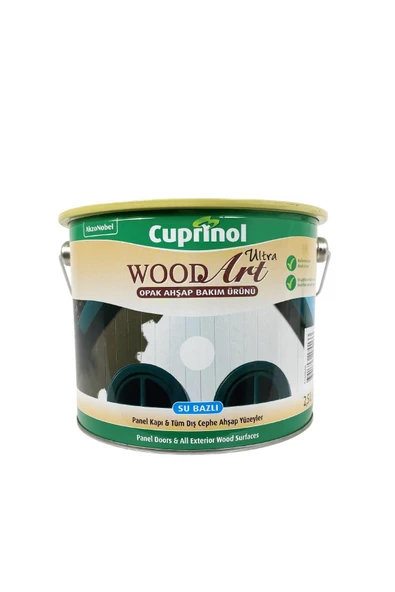 Cuprinol Woodart Ultra Opak Ahşap Bakım Ürünü 2,5 lt Beyaz ürün görseli 1